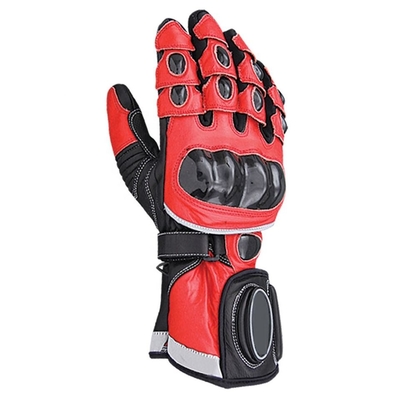 Bici de cuero universal del camino de la motocicleta que compite con los guantes cómodos para las mujeres de los hombres unisex