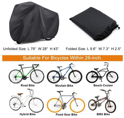 L equipo de la prenda impermeable del motor del XL cubre prenda impermeable al aire libre de la cubierta de la bici del protector ULTRAVIOLETA