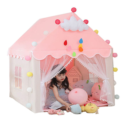 ODM al aire libre hexagonal de princesa Castle Playhouse Outdoor del rosa de la tienda de campaña de los 40CM